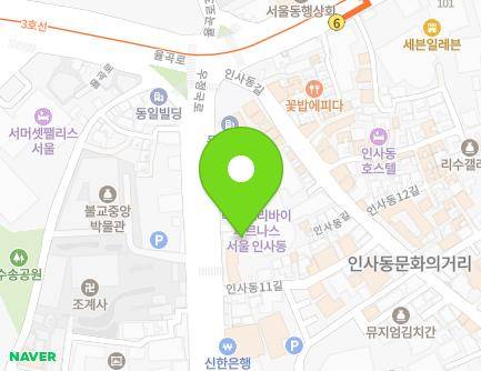 24 Insadong 11-gil, Jongno-gu, Seoul, Republic of Korea Map