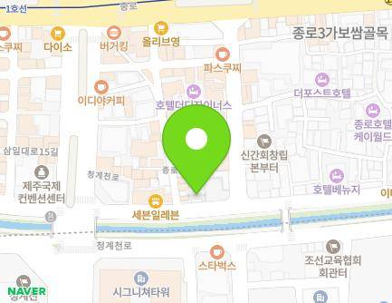 37 Jong-ro 16-gil, Jongno-gu, Seoul, Republic of Korea Map