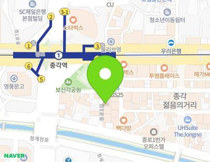 15-1 Jong-ro 8-gil, Jongno-gu, Seoul, Republic of Korea Map