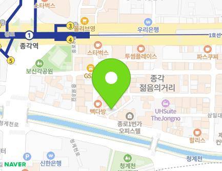 63-3 Cheonggyecheon-ro, Jongno-gu, Seoul, Republic of Korea Map