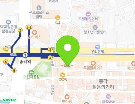 5 Jong-ro 10-gil, Jongno-gu, Seoul, Republic of Korea Map