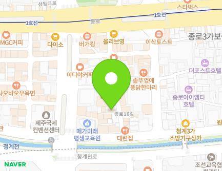 32-4 Jong-ro 16-gil, Jongno-gu, Seoul, Republic of Korea Map