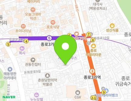 10-2 Donhwamun-ro 9ga-gil, Jongno-gu, Seoul, Republic of Korea Map