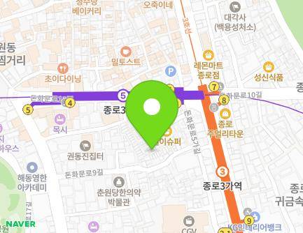 7-1 Donhwamun-ro 9ga-gil, Jongno-gu, Seoul, Republic of Korea Map