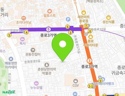 17 Donhwamun-ro 9-gil, Jongno-gu, Seoul, Republic of Korea Map