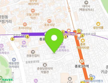 13-13 Donhwamun-ro 9ga-gil, Jongno-gu, Seoul, Republic of Korea Map