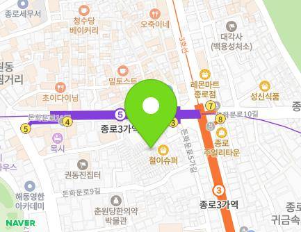 15-4 Donhwamun-ro 9ga-gil, Jongno-gu, Seoul, Republic of Korea Map