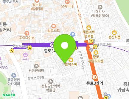 13-8 Donhwamun-ro 9ga-gil, Jongno-gu, Seoul, Republic of Korea Map