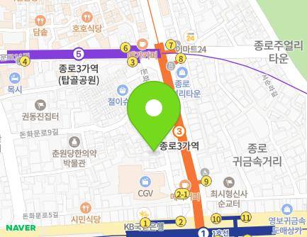 13-1 Donhwamun-ro 5ga-gil, Jongno-gu, Seoul, Republic of Korea Map