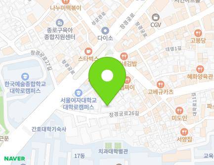 17-2 Changgyeonggung-ro 26-gil, Jongno-gu, Seoul, Republic of Korea Map