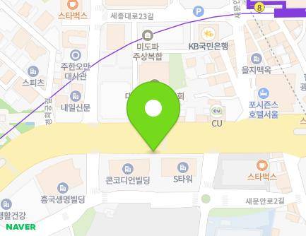 80-2 Saemunan-ro, Jongno-gu, Seoul, Republic of Korea Map
