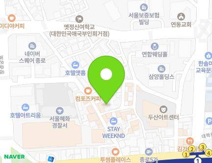 42 Daehak-ro 1-gil, Jongno-gu, Seoul, Republic of Korea Map