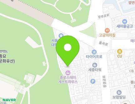 14 Changgyeonggung-ro 21ga-gil, Jongno-gu, Seoul, Republic of Korea Map