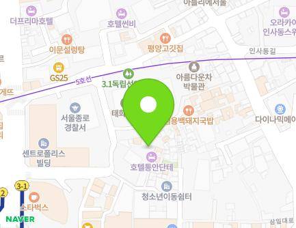 31 Insadong 3-gil, Jongno-gu, Seoul, Republic of Korea Map