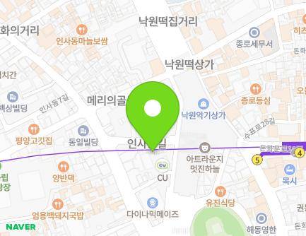 20-12 Insadong-gil, Jongno-gu, Seoul, Republic of Korea Map