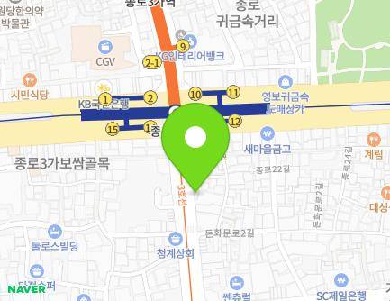12-2 Donhwamun-ro, Jongno-gu, Seoul, Republic of Korea Map