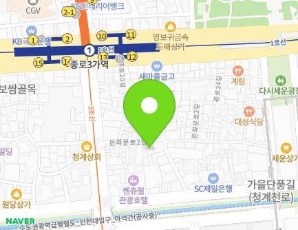 14 Donhwamun-ro 2-gil, Jongno-gu, Seoul, Republic of Korea Map