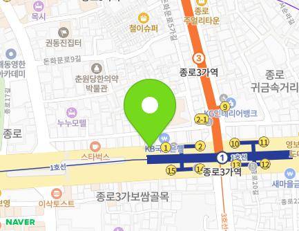 121-4 Jong-ro, Jongno-gu, Seoul, Republic of Korea Map