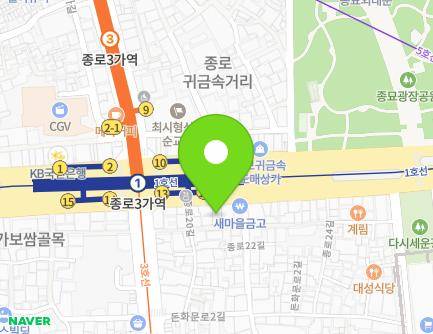 138-1 Jong-ro, Jongno-gu, Seoul, Republic of Korea Map