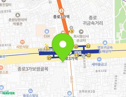 128 Jong-ro, Jongno-gu, Seoul, Republic of Korea Map