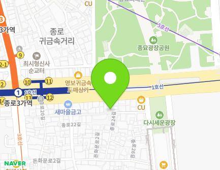 33 Donhwamun-ro 4-gil, Jongno-gu, Seoul, Republic of Korea Map