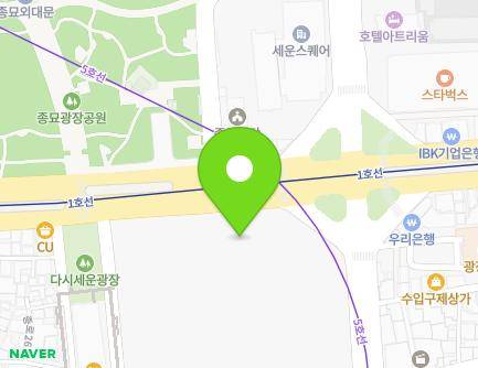 14 Jong-ro 30-gil, Jongno-gu, Seoul, Republic of Korea Map