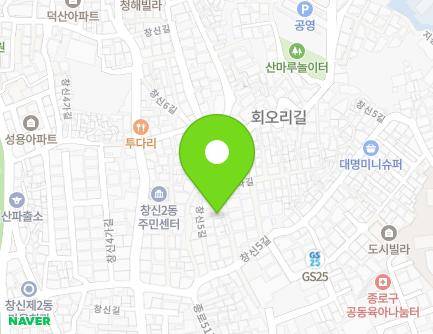19-9 Changsin 5-gil, Jongno-gu, Seoul, Republic of Korea Map