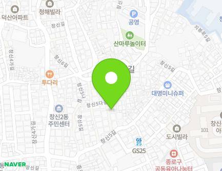 14-6 Changsin 5da-gil, Jongno-gu, Seoul, Republic of Korea Map