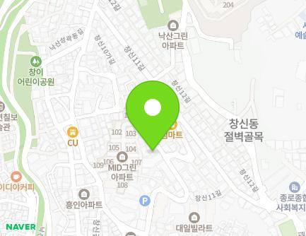 33-3 Changsin 8-gil, Jongno-gu, Seoul, Republic of Korea Map