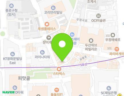 32-3 Jong-ro 5-gil, Jongno-gu, Seoul, Republic of Korea Map