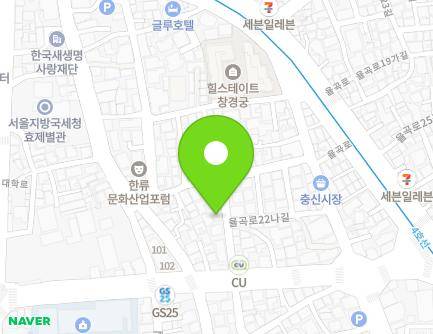 20-1 Yulgok-ro 22na-gil, Jongno-gu, Seoul, Republic of Korea Map