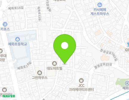 38-5 Hyehwa-ro 6-gil, Jongno-gu, Seoul, Republic of Korea Map