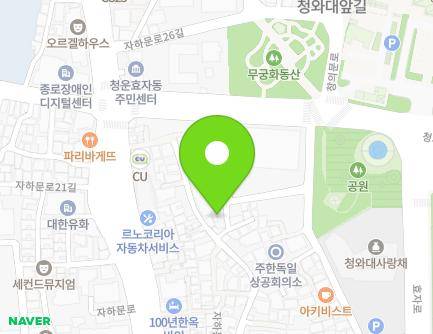 31-5 Jahamun-ro 24-gil, Jongno-gu, Seoul, Republic of Korea Map
