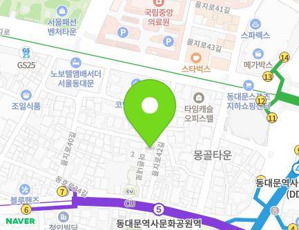 21-38 Eulji-ro 40-gil, Jung-gu, Seoul, Republic of Korea Map