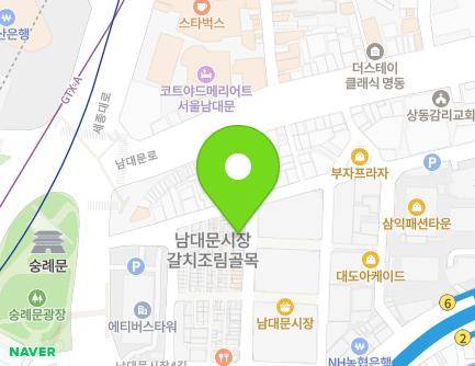 6 Namdaemunsijang 4-gil, Jung-gu, Seoul, Republic of Korea Map