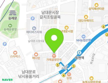 38 Namdaemunsijang 4-gil, Jung-gu, Seoul, Republic of Korea Map
