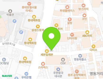 7 Myeongdong-gil, Jung-gu, Seoul, Republic of Korea Map