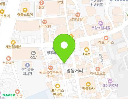 3 Myeongdong 6-gil, Jung-gu, Seoul, Republic of Korea Map
