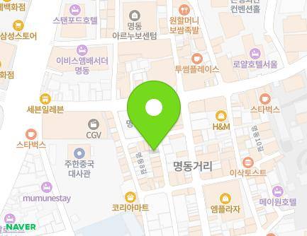 2-2 Myeongdong 6-gil, Jung-gu, Seoul, Republic of Korea Map