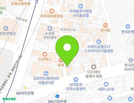 8 Namdaemun-ro 1-gil, Jung-gu, Seoul, Republic of Korea Map