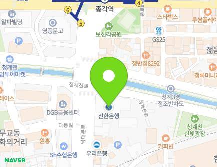 54 Cheonggyecheon-ro, Jung-gu, Seoul, Republic of Korea Map