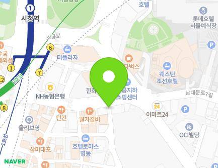 54-1 Namdaemun-ro 5-gil, Jung-gu, Seoul, Republic of Korea Map