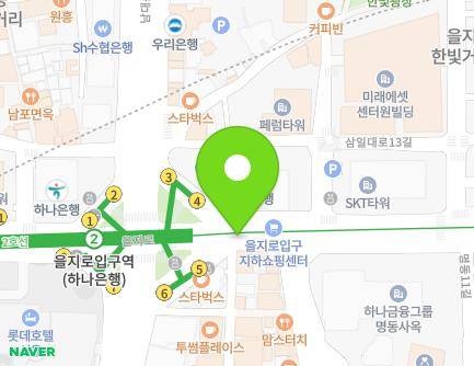 B58 Eulji-ro, Jung-gu, Seoul, Republic of Korea Map
