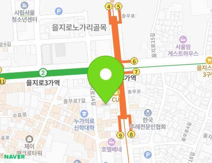 3 Chungmu-ro 7-gil, Jung-gu, Seoul, Republic of Korea Map