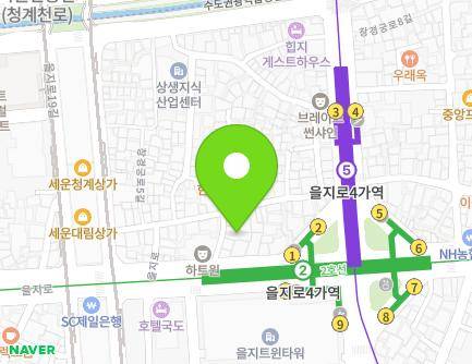 167-6 Eulji-ro, Jung-gu, Seoul, Republic of Korea Map