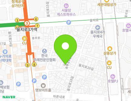 19-3 Chungmu-ro 4-gil, Jung-gu, Seoul, Republic of Korea Map