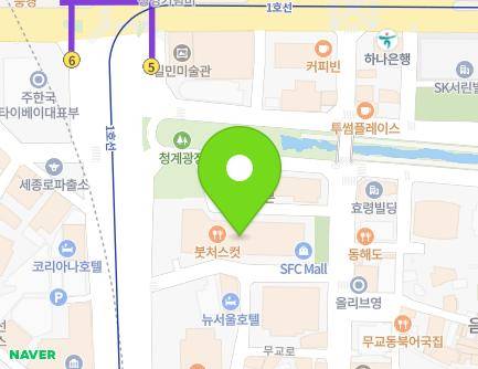 136 Sejong-daero, Jung-gu, Seoul, Republic of Korea Map