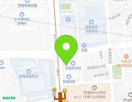58 Majang-ro, Jung-gu, Seoul, Republic of Korea Map