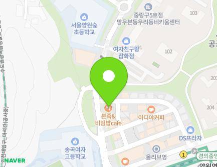 82 Yangwonyeok-ro, Jungnang-gu, Seoul, Republic of Korea Map