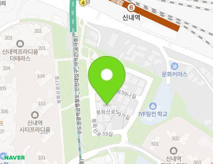 5 Bonghwasan-ro 59ga-gil, Jungnang-gu, Seoul, Republic of Korea Map